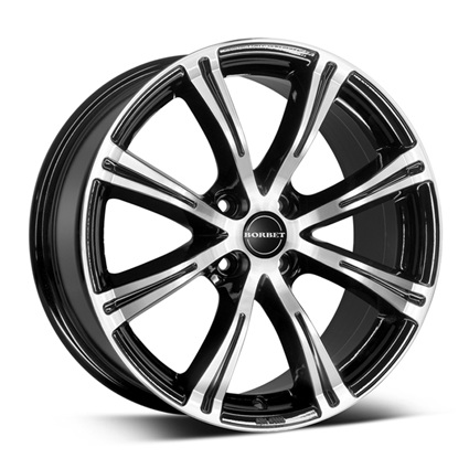 Колесный диск Borbet X8 7x16 4x108 ET18 D65.1 black chrome polished