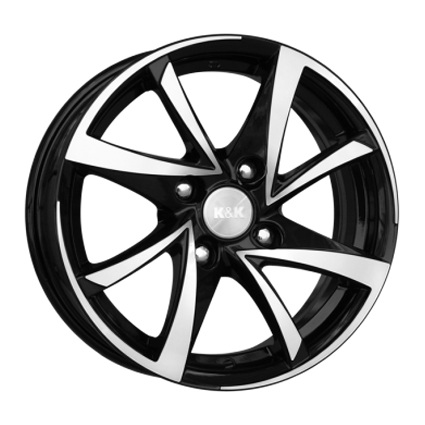 Колесный диск КиК Игуана 6.5x16 4x100 ET32 D67.1 алмаз черный