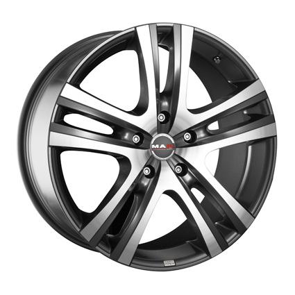 Колесный диск MAK Aria 8x18 6x130 ET55 D84.1 gun metallic mirror