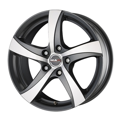 Колесный диск MAK Mistral 8x17 5x120 ET15 D74.1 gun metallic mirror