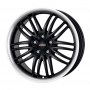 Колесный диск Alutec Black Sun 8.5x18 5x100 ET35  D57.1 racing-black lip polished