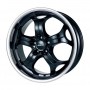 Колесный диск Alutec Boost 10.5x20 5x112 ET55  D66.6 diamond-black stainles steel lip