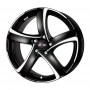 Колесный диск Alutec Shark 6x15 4x100 ET38  D63.3 racing-black front polished