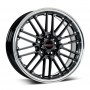 Колесный диск Borbet CW2 7x17 5x108 ET45  D72.5 black rim polished