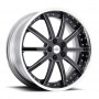 Колесный диск Redbourne Viceroy 9.5x20 5x120 ET32  D72 gloss black milled spokes chrome lip