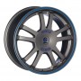 Колесный диск Sparco Rally 7.5x17 5x112 ET45  DPLY matt silver tech blue lip