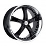 Колесный диск TSW Jarama 8x17 5x108 ET40  D72 gloss black mirror cut lip