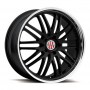 Колесный диск Victor Le Mans 10x22 5x130 ET50  D71 gloss black mirror cut lip