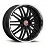 Колесный диск Victor Le Mans 9.5x18 5x130 ET49  D71 gloss black mirror cut lip