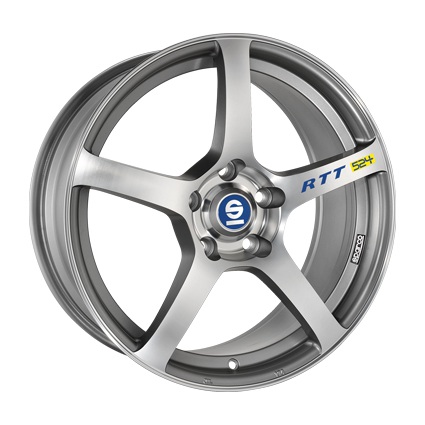 Колесный диск Sparco RTT524 8x18 5x112 ET35 DPLY matt silver tech diamond