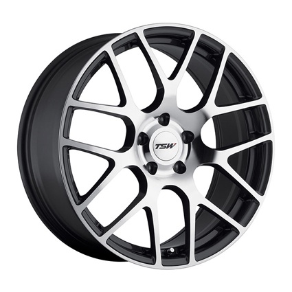 Колесный диск TSW Nurburgring 8x18 5x114.3 ET35 D76 gunmetal mirror cut face